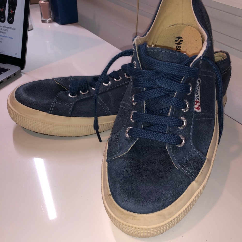 Navy blue Suede Superga Sneakers